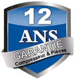 Garantie 12 ans sur compresseur et pièces