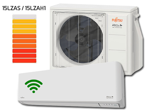 Thermopompe murale 15LZAS fournissant jusqu'&agrave; 18 000 BTU